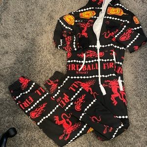 Fireball Full Zip Onesie w/ Pockets